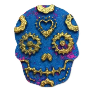 Sugar Skull w/ Heart - DB Bath Bomb Moulds