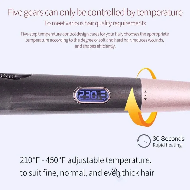 Summer 70% OFF - 2 in 1 Automatic Curling Styling Tool