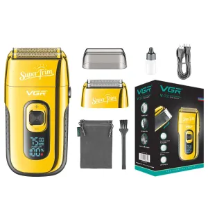 Super Trim Twin Blade Electric Foil Shaver And Beard Trimmer V-332