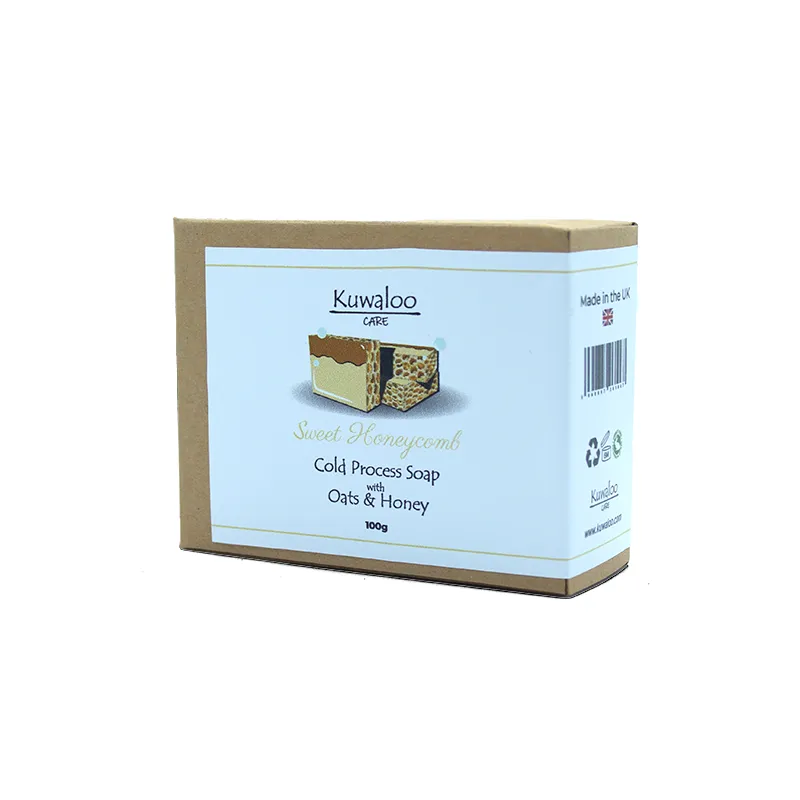 'Sweet Honeycomb' Organic Soap 100g - Oats & Honey
