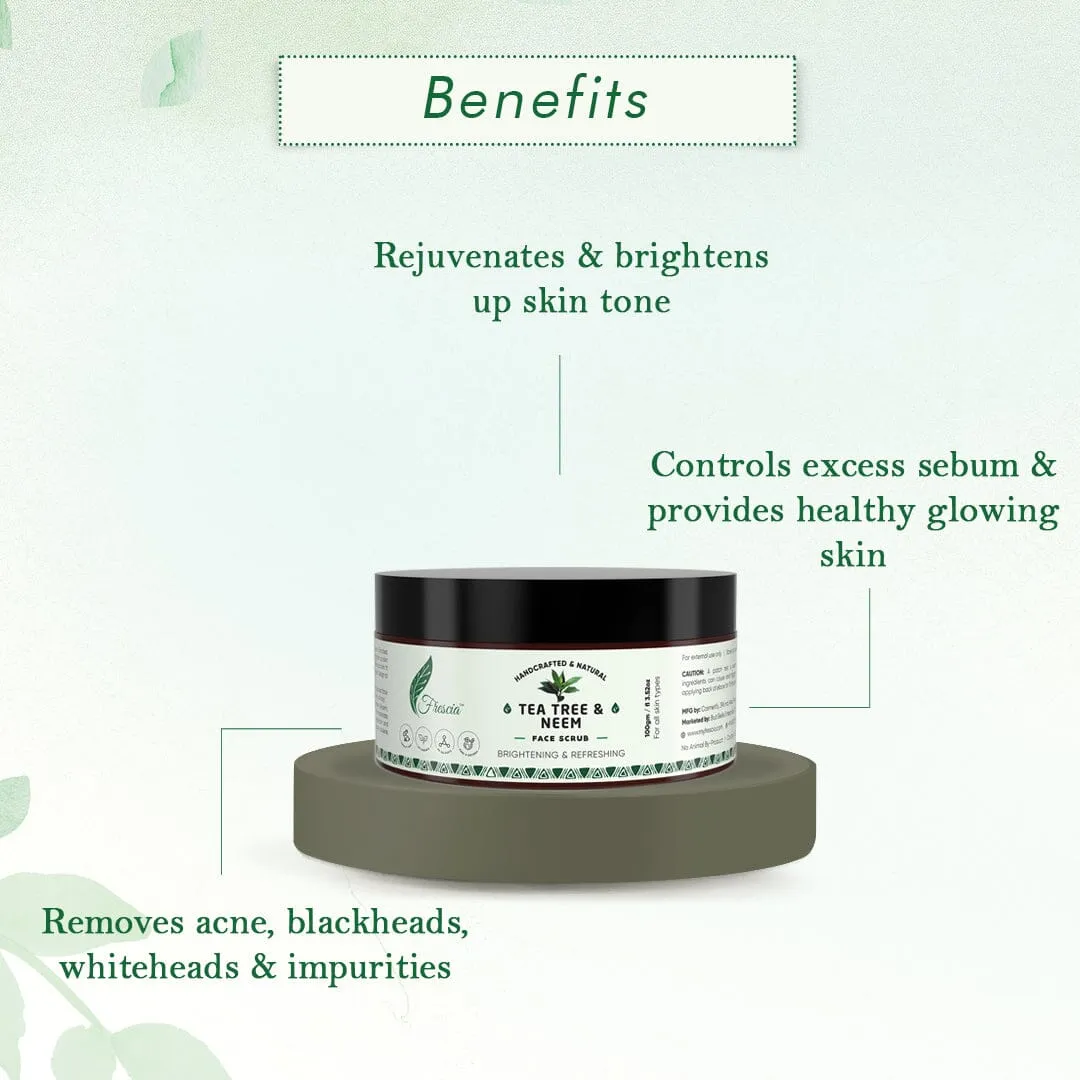 Tea Tree Neem Anti Acne Face Scrub