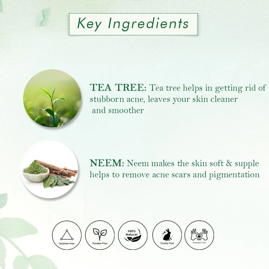 Tea Tree Neem Anti Acne Face Scrub