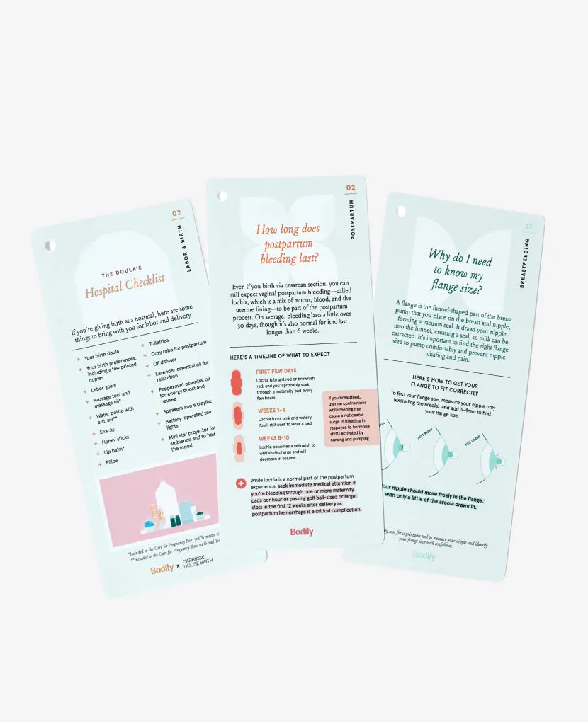 The Labor & Postpartum Prep Deck