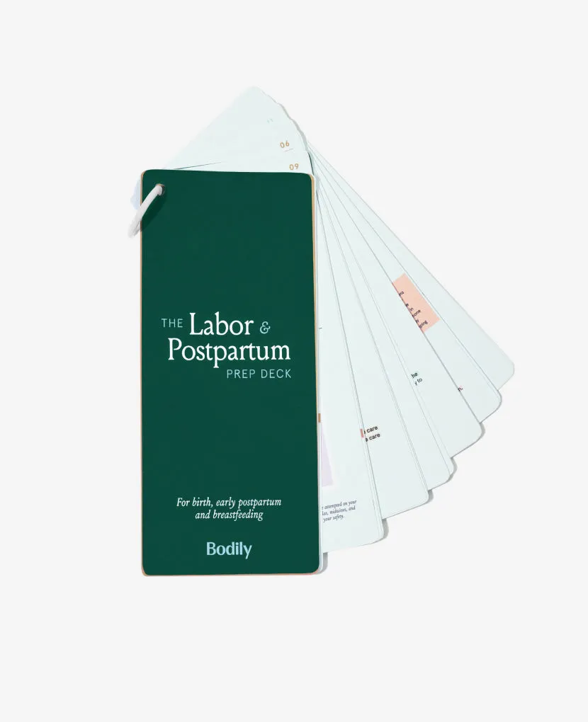 The Labor & Postpartum Prep Deck