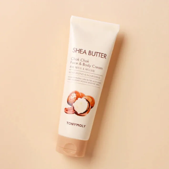 TONYMOLY Shea Butter Chok Chok Face & Body Cream كريم مرطب للوجه والجسم