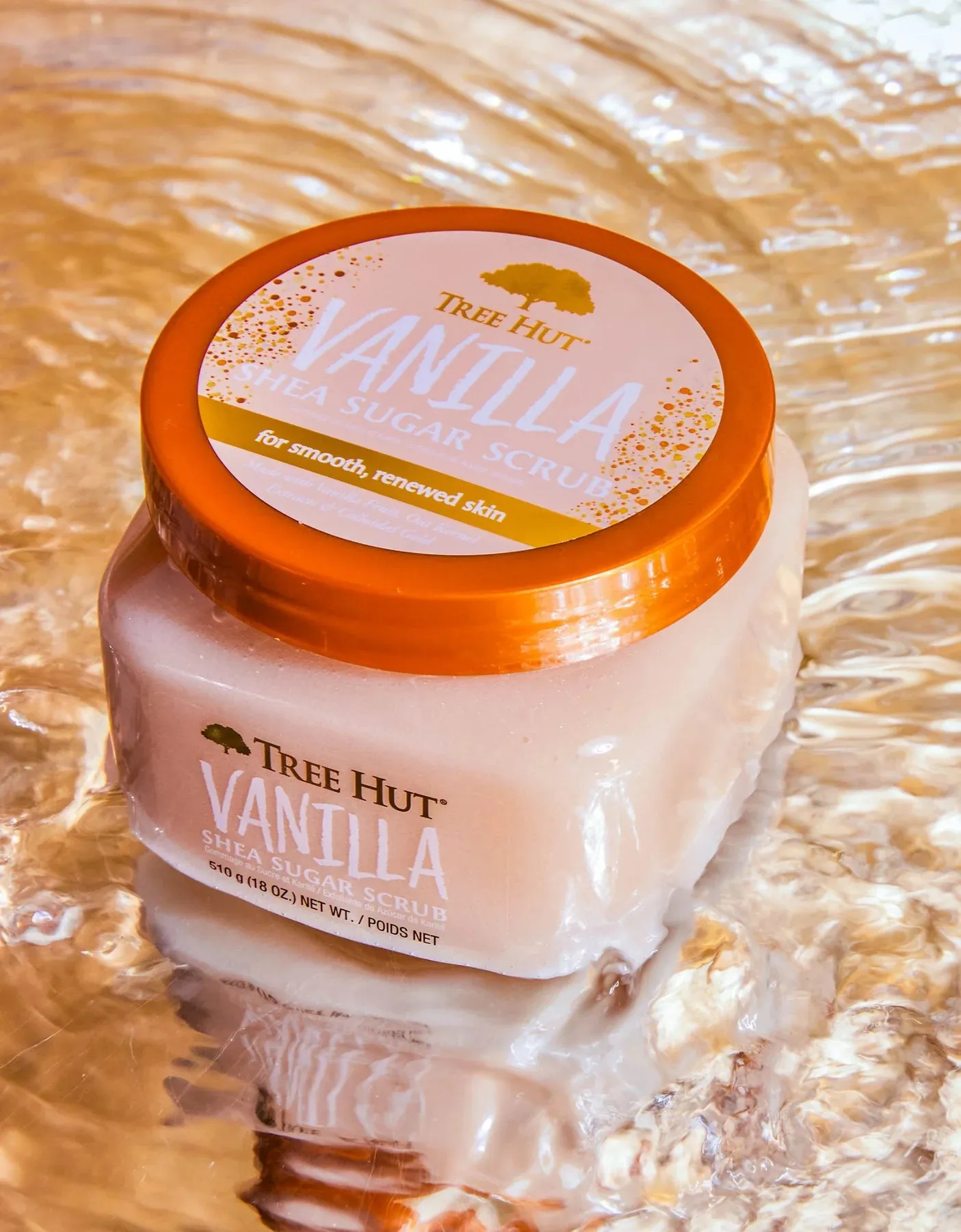 TREE HUT vanilla shea sugar scrub