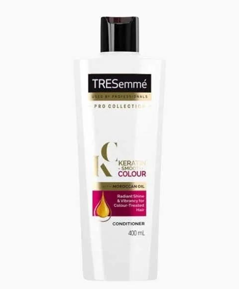 TRESemme Pro Collection Keratin Smooth Colour Conditioner with Moroccan Oil 400ml