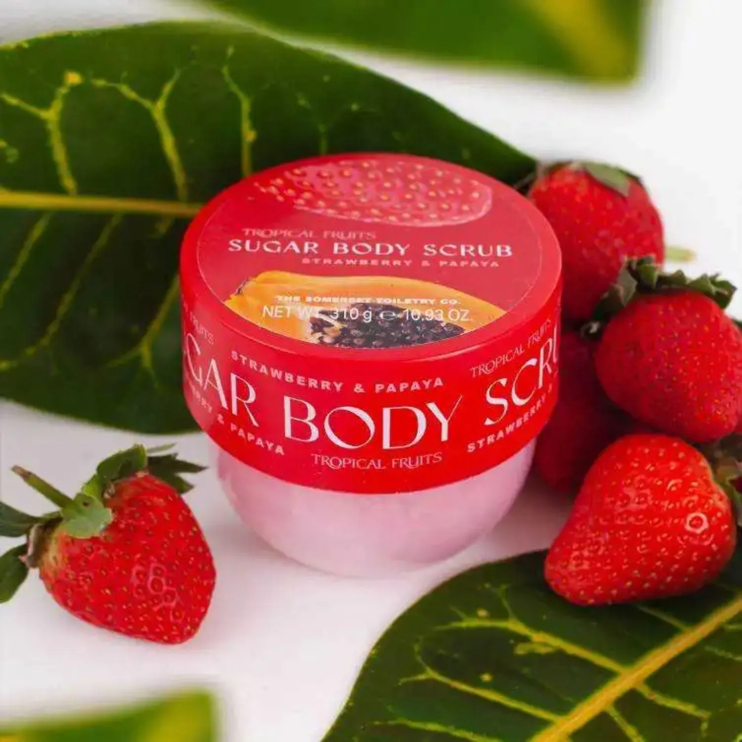 Tropical Fruits 310g Strawberry & Papaya Body Scrub