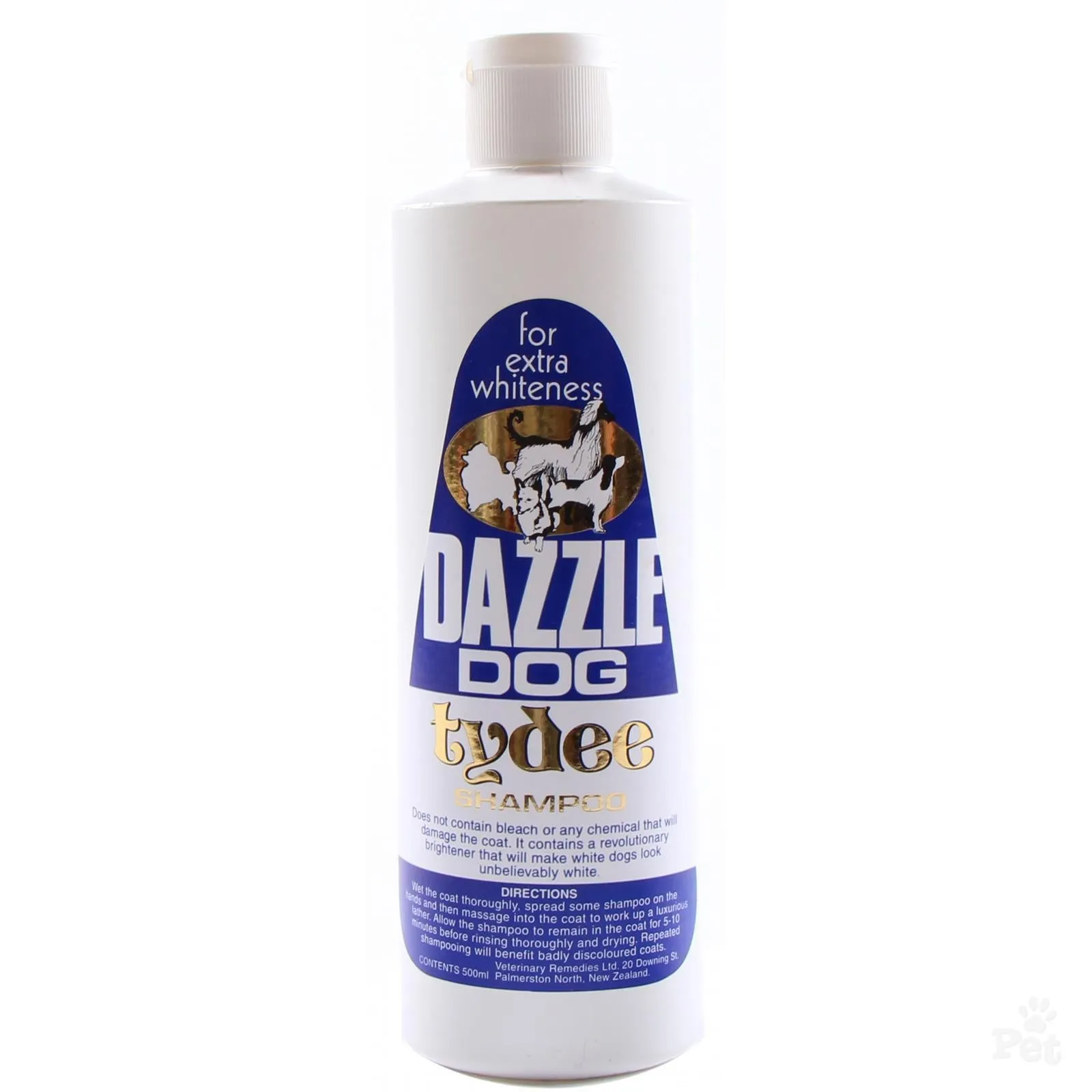 Tydee Dazzle Dog Whitening Shampoo 500ml