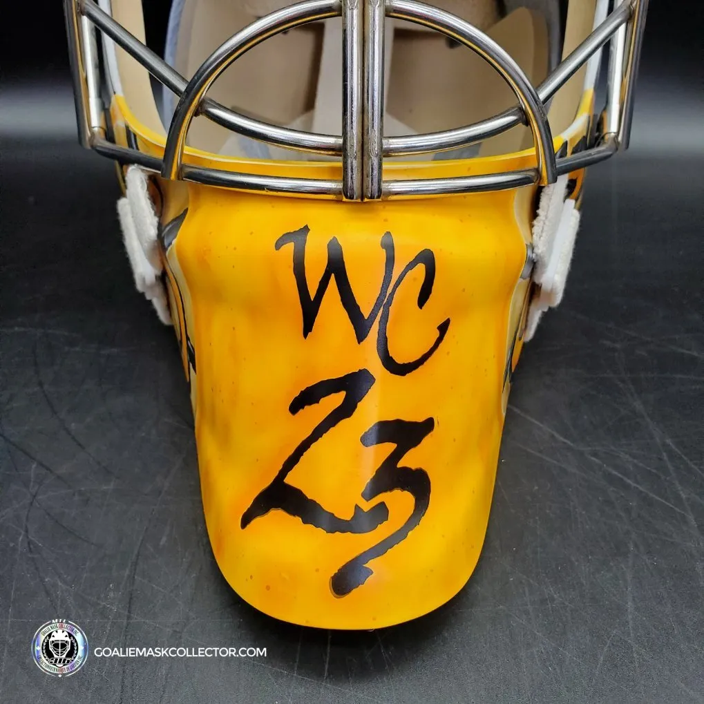 Ullmark & Swayman DUO SIGNED Goalie Mask 2022-2023 Boston Winter Classic Tribute Signature Edition Autographed - SOLD OUT