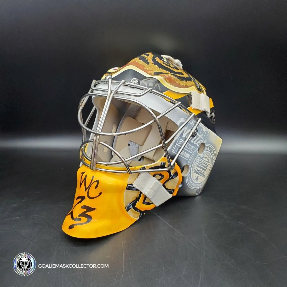 Ullmark & Swayman DUO SIGNED Goalie Mask 2022-2023 Boston Winter Classic Tribute Signature Edition Autographed - SOLD OUT