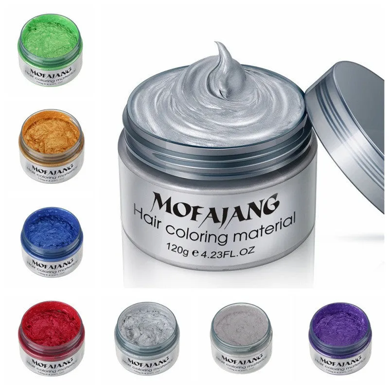 Unisex Colorful Hair Wax - Temporary Hair Dye. Item # 4DS-107HD