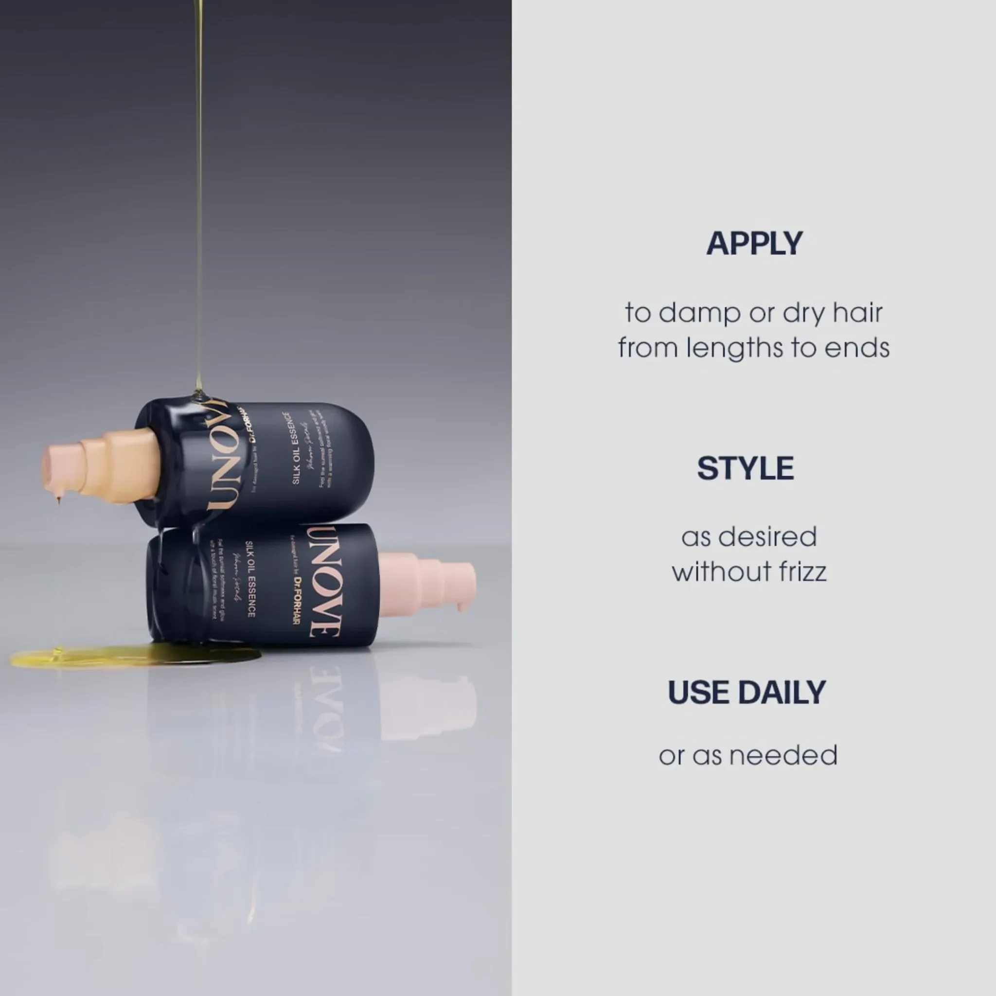 Unove Silk Oil Essence 70ml