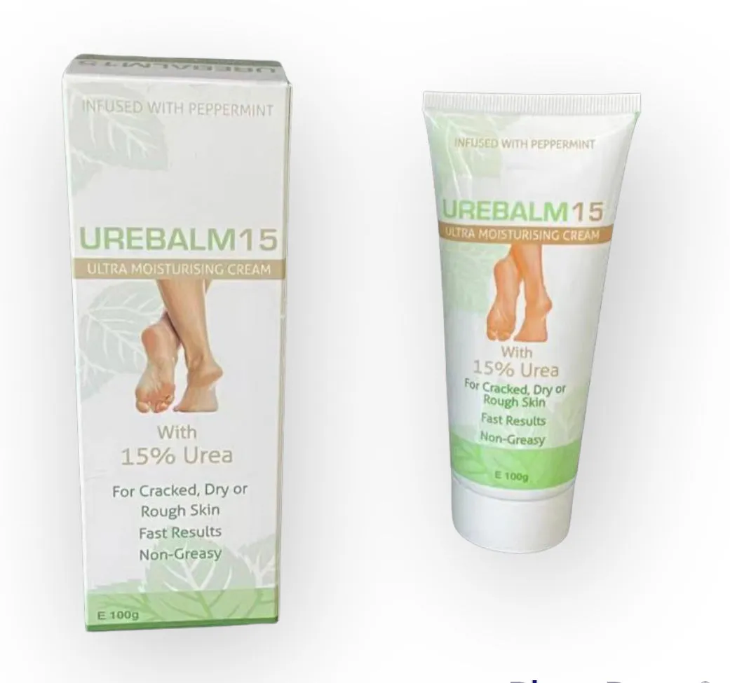 Urebalm15 - 15% Urea Cream 100g Tube With Aloe Vera and Tea Tree