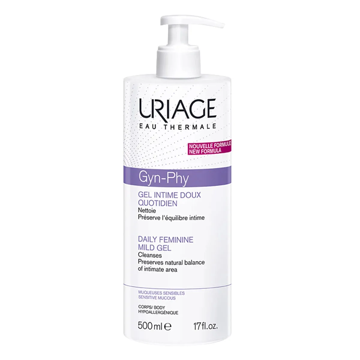 URIAGE Gyn-Phy Daily Feminine Mild Gel 500ml 50ml*2 유리아쥬 진피 데일리 여성청결제 500ml 50mlx2
