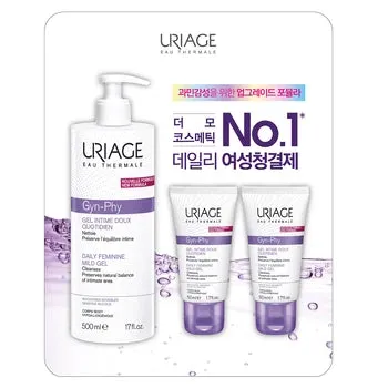 URIAGE Gyn-Phy Daily Feminine Mild Gel 500ml 50ml*2 유리아쥬 진피 데일리 여성청결제 500ml 50mlx2