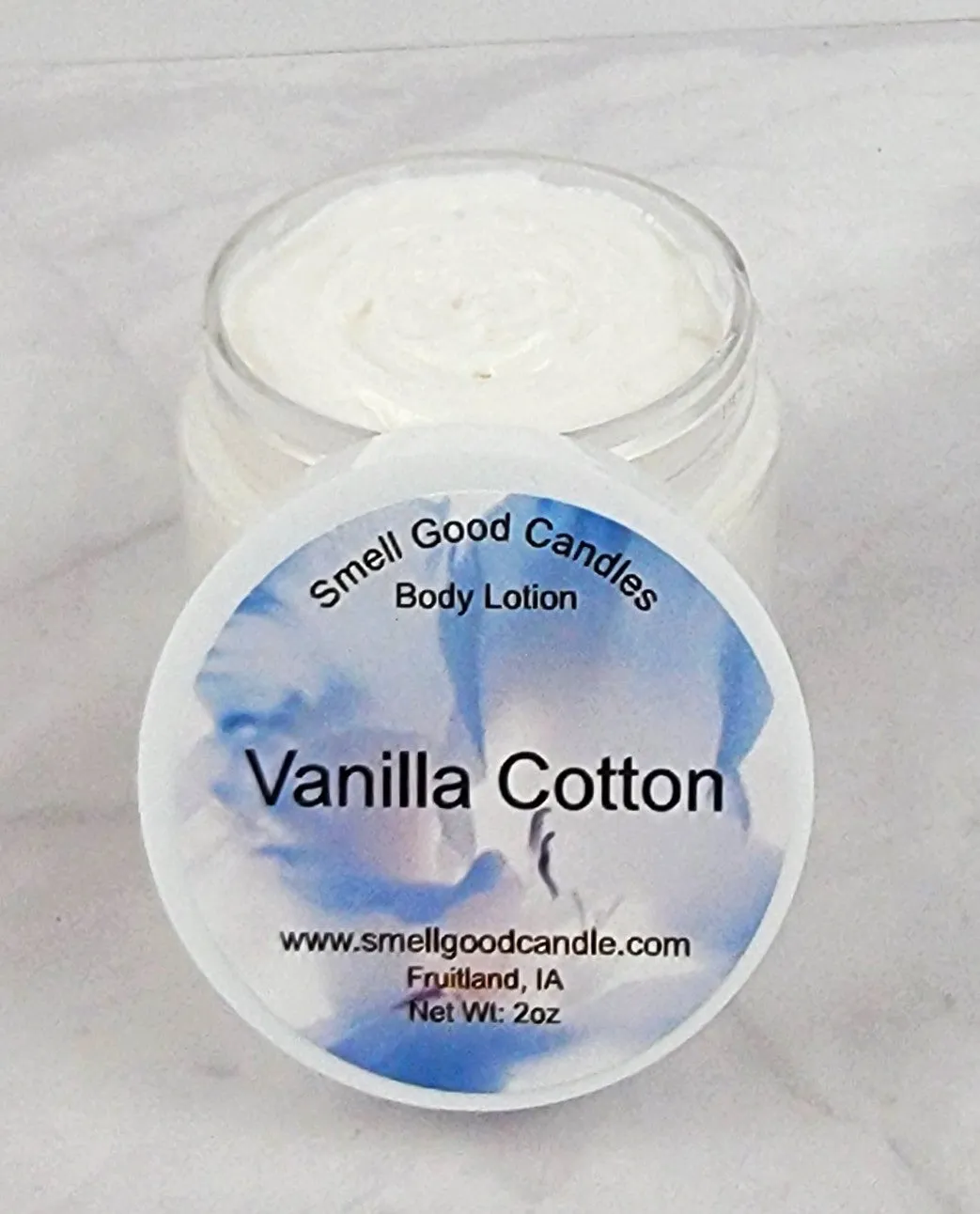 Vanilla Cotton 2oz Whipped Body Lotion