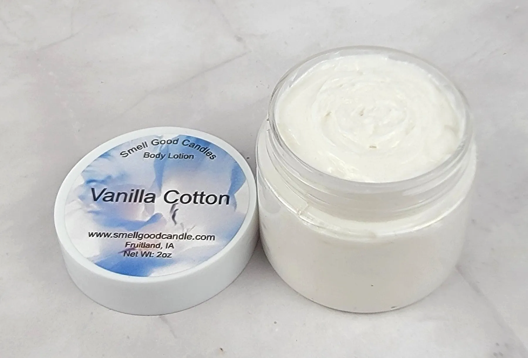 Vanilla Cotton 2oz Whipped Body Lotion