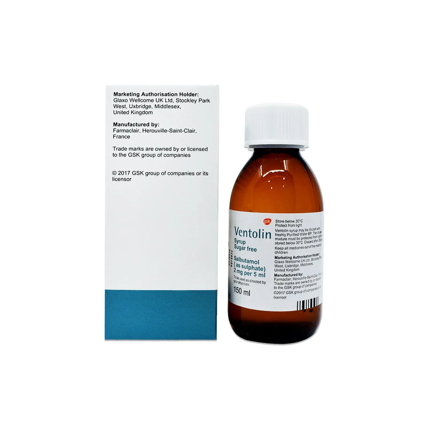 Ventolin Syrup 150ml