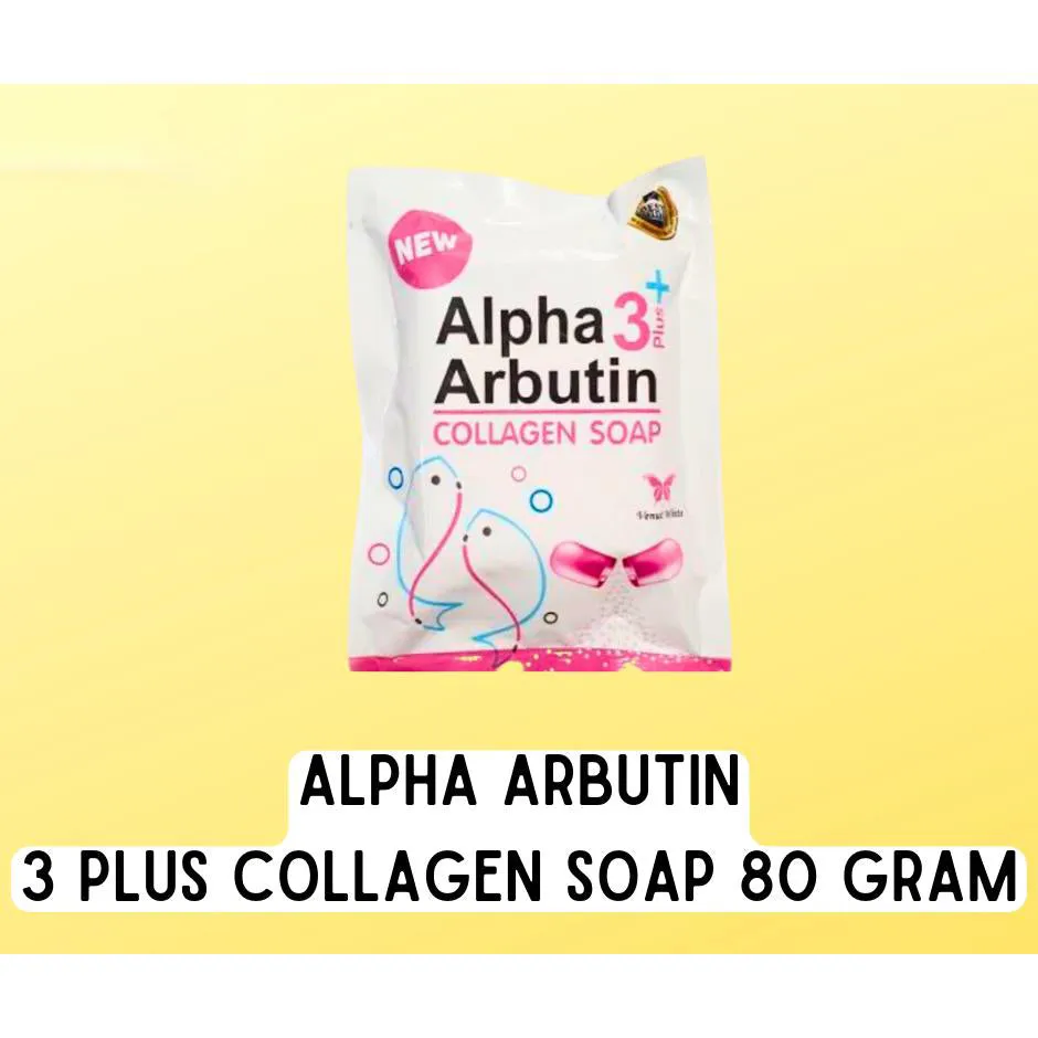 Venut White Alpha Arbutin Collagen Soap 3Plus  80g
