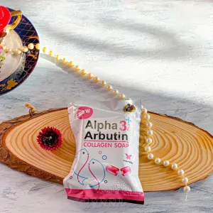 Venut White Alpha Arbutin Collagen Soap 3Plus  80g