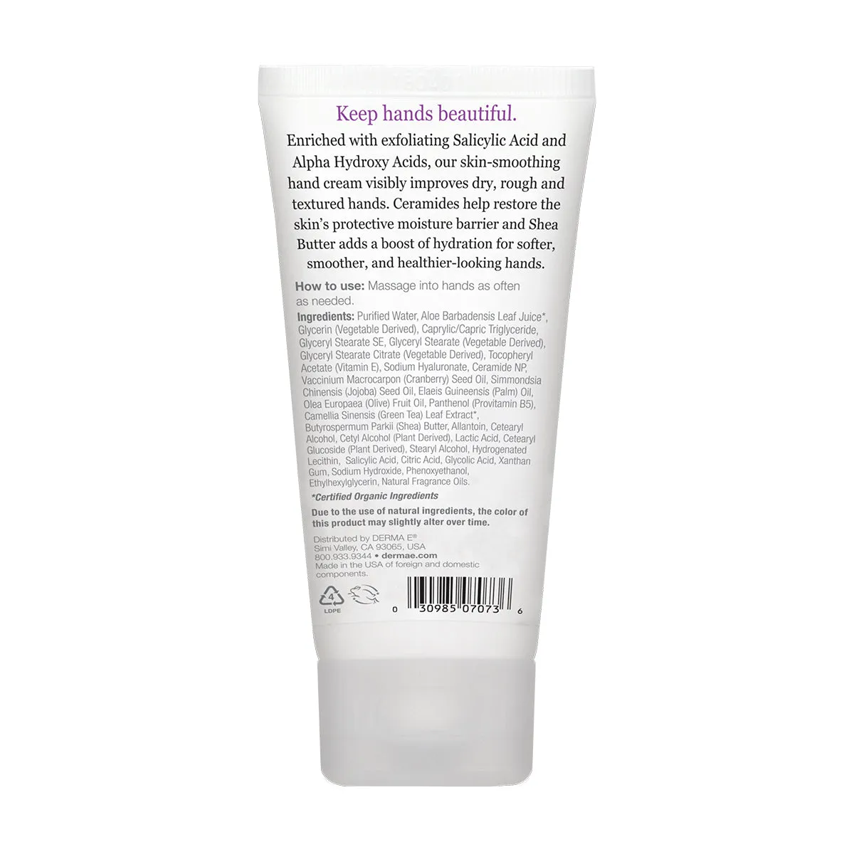 Vitamin E Lavender & Neroli Skin Smoothing Shea Hand Cream