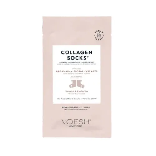 Voesh Collagen Sock 1pc -  Argan Oil & Floral Extract
