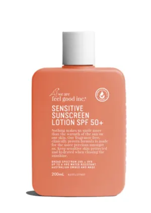 We are Feel Good Sunscreen  Sensitive SPF50  400ml