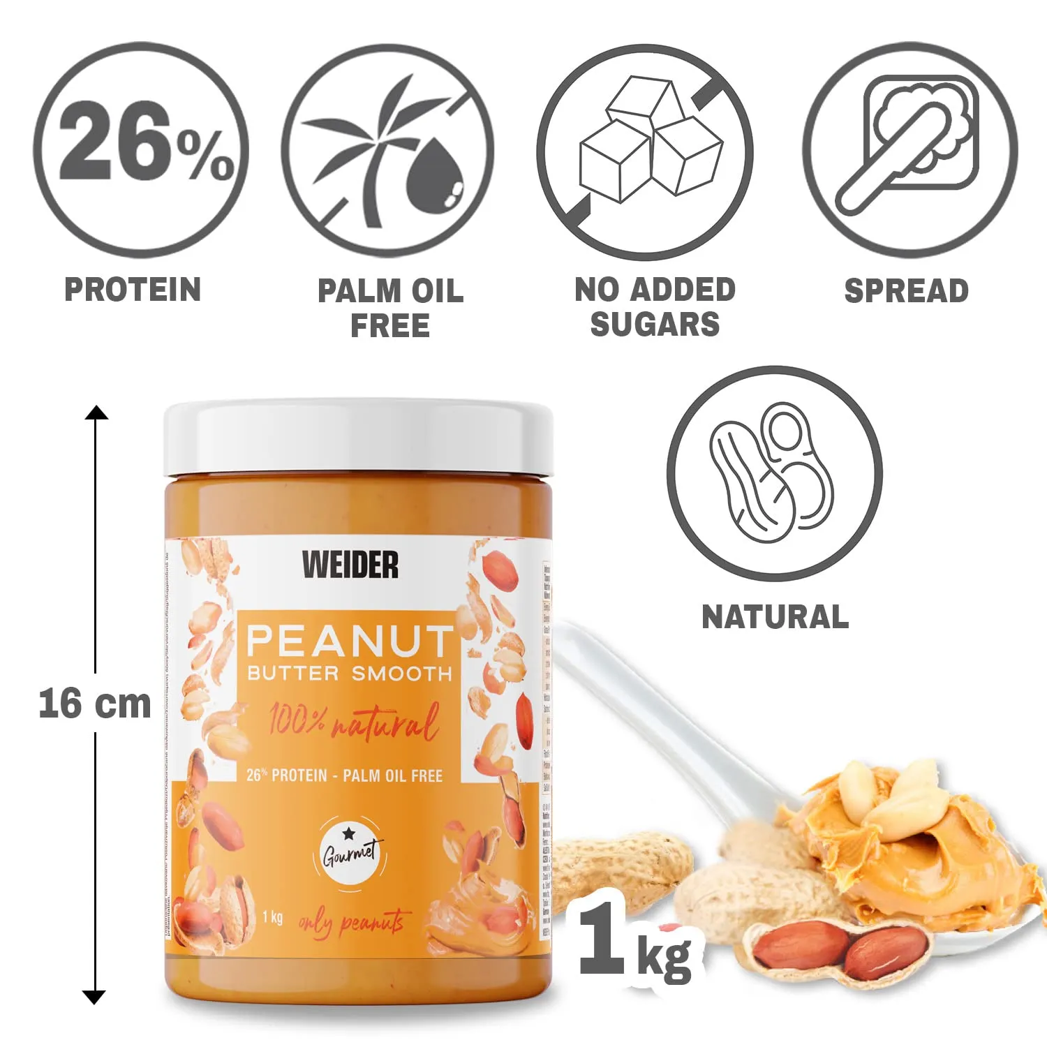 Weider Peanut Butter Smooth - 1000g