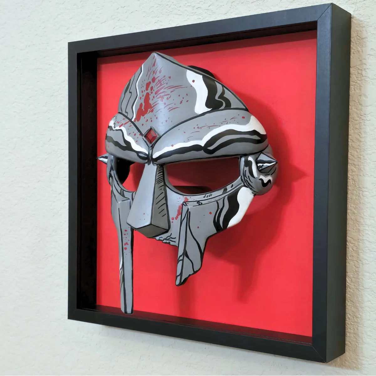 WestsideDOOM Metal Face Villain Mask 1 of 1 Display and Wearable Mask