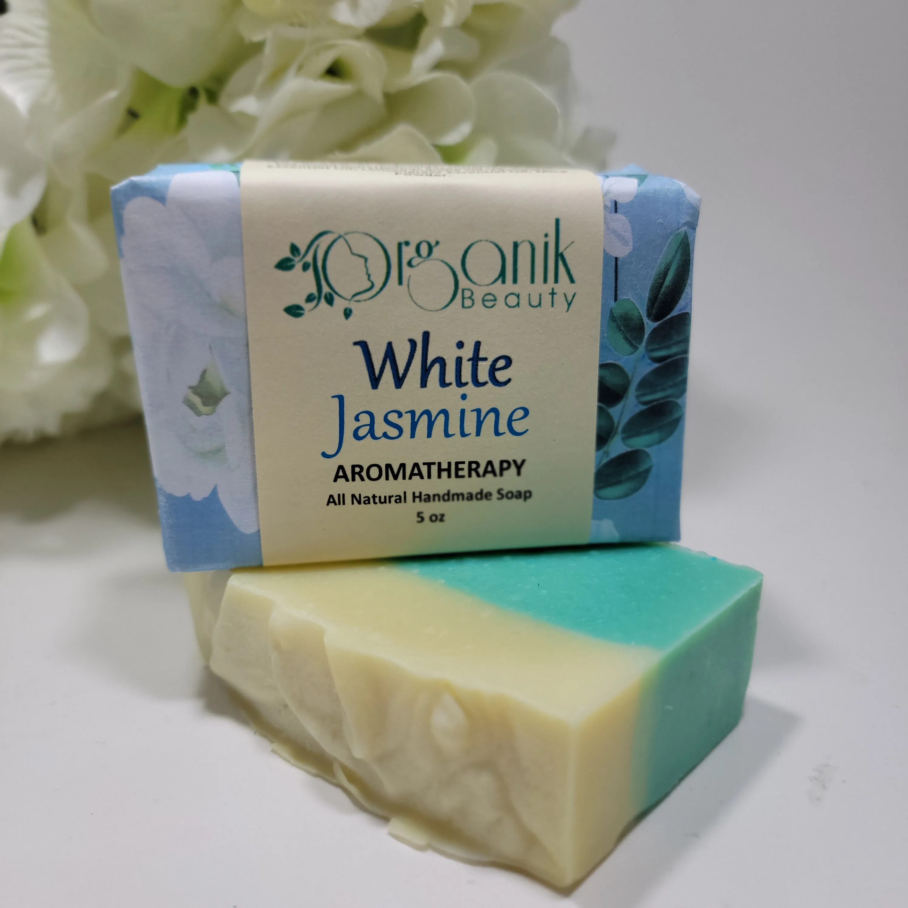 White Jasmine All Natural Handmade Soap 5 oz