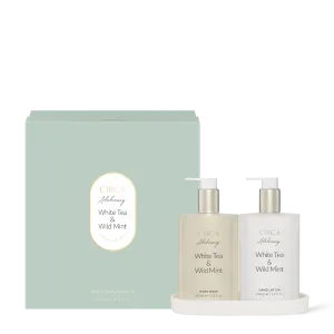 White Tea & Wild Mint Hand Care Duo Set 900mL