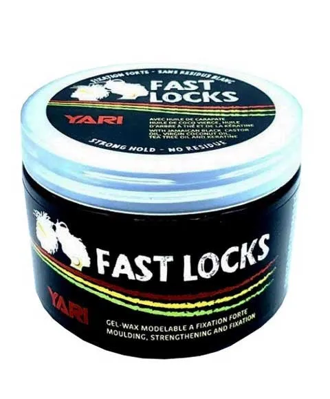 Yari Naturals Fast Locks Gel Wax Strong Hold