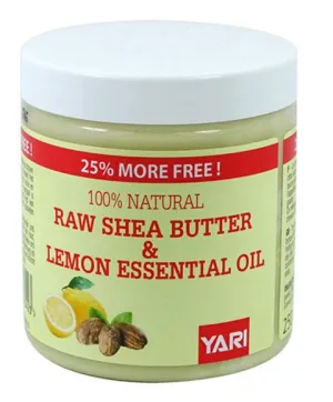Yari Naturals Raw Shea Butter With Lemon Essential Oil