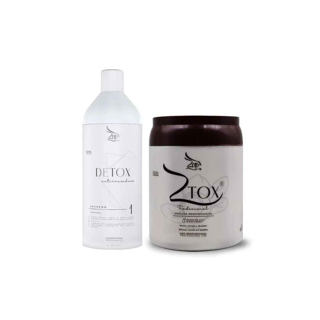 Ztox Cosmetics Detox Shampoo   Ztox Deep Hair Mask Hydration Treatment Kit