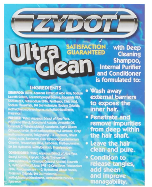 Zydot Ultra Clean Shampoo